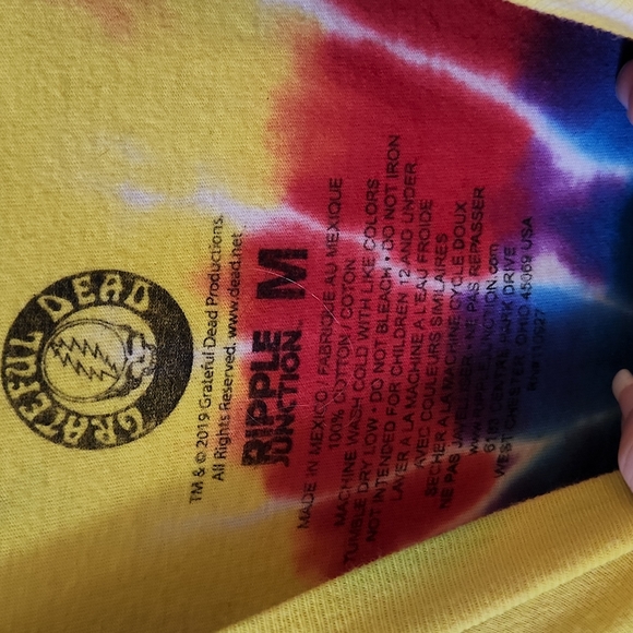 Grateful Dead Tie Dye Ripple Junction Tee - Picture 4 of 5